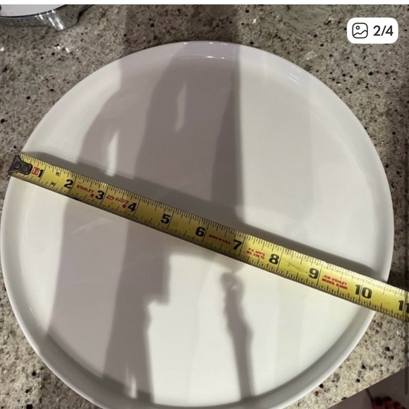 Mikasa Samantha White Dinner Plates - set of 4 - Picture 2 of 4